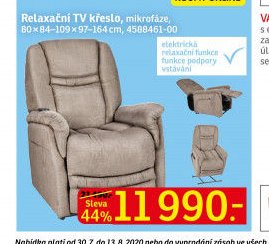 Relaxační TV křeslo