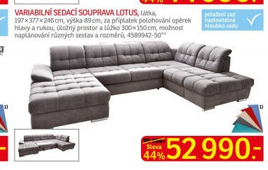 Variabilní sedací souprava LOTUS