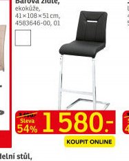 Barová židle, ekokůže