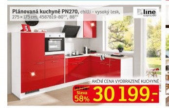 Plánovaná kuchyně PN270