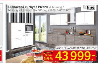 Plánovaná kuchyně PN220