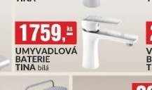 UMYVADLOVÁ BATERIE TINA bílá