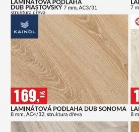 LAMINÁTOVÁ PODLAHA DUB SONOMA