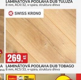 LAMINÁTOVÁ PODLAHA DUB TOBAGO