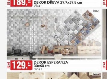 DEKOR ESPERANZA 30x60 cm
