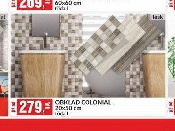 OBKLAD COLONIAL 20x50 cm