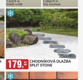 CHODNÍKOVÁ DLAŽBA SPLIT STONE