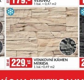 VENKOVNÍ KÁMEN MERIDA