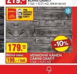VENKOVNÍ KÁMEN CARINI GRAFIT