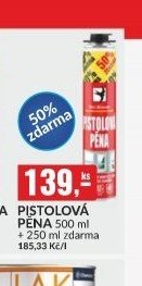 PISTOLOVÁ PĚNA 500 ml