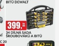 34 dílná sada šroubováků a bitů