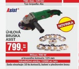 Úhlová bruska Asist