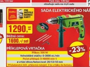 Příklepová vrtačka
