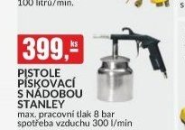 Pistole pískovací s nádobou Stanley