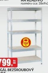 Regál bezšroubový Rivet