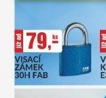 VISACÍ ZÁMEK 30H FAB