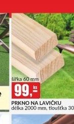 Prkno na lavičku 60 mm