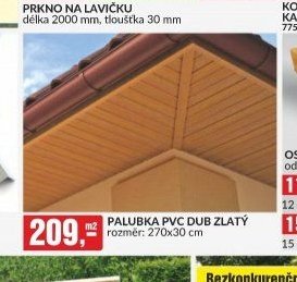 Palubka PVC dub zlatý