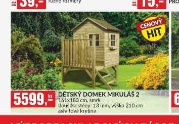 Dětský domek Mikuláš 2