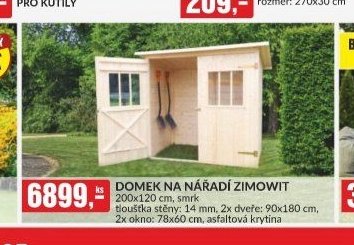 Domek na nářadí Zimowit