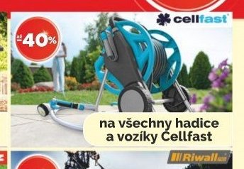 na všechny hadice a vozíky Cellfast