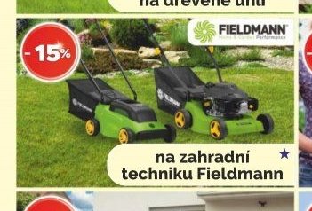 na zahradní techniku Fieldmann