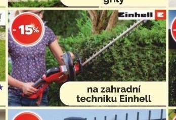 na zahradní techniku Einhell