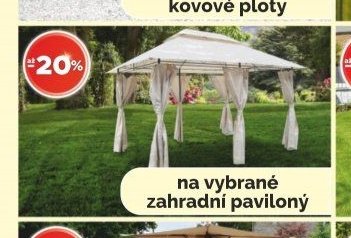 na vybrané zahradní paviloný