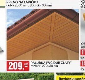 Palubka PVC dub zlatý