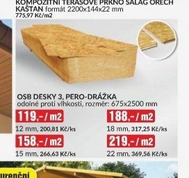 OSB desky 3, pero-drážka