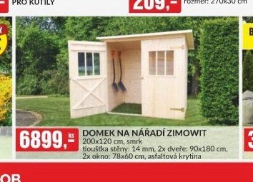 Domek na nářadí Zimowit