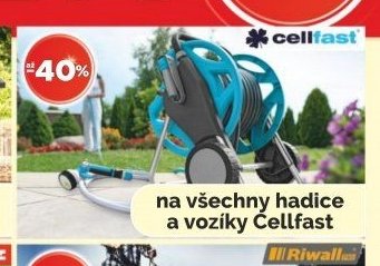 na všechny hadice a vozíky Cellfast