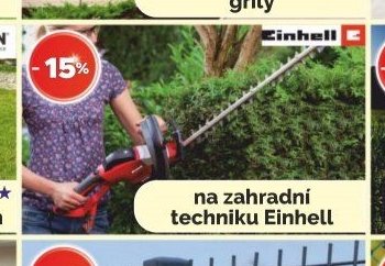 na zahradní techniku Einhell