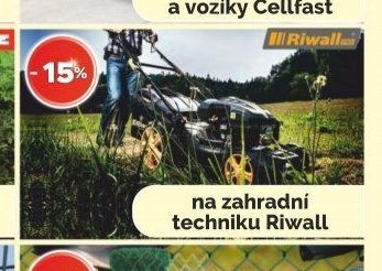 na zahradní techniku Riwall