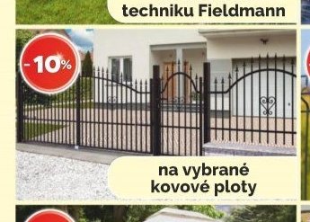 na vybrané kovové ploty