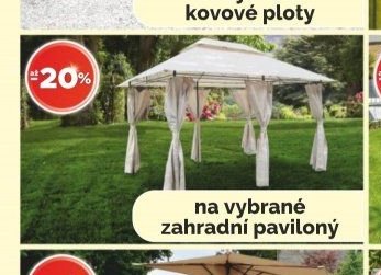 na vybrané zahradní paviloný