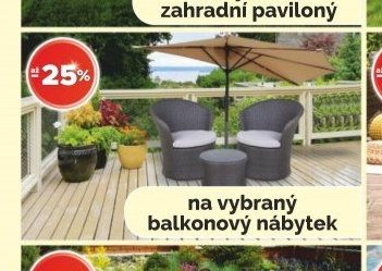 na vybraný balkonový nábytek