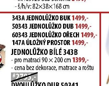 343A JEDNOLŮŽKO BUK