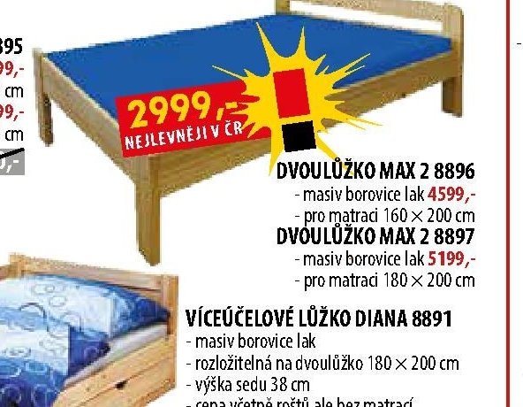DVOULŮŽKO MAX 2 8896