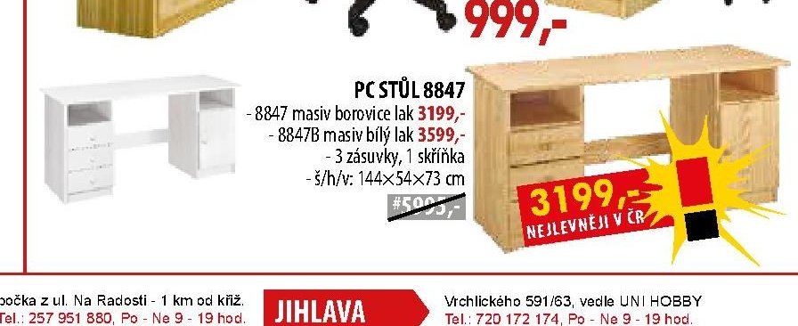 PC STŮL 8847
