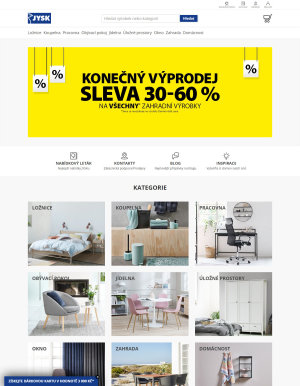 akční leták Jysk 4.8.2020-10.8.2020