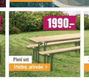 Pivní set Třídílný, přírodní