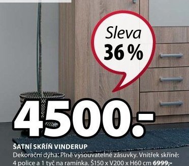 ŠATNÍ SKŘÍŇ VINDERUP