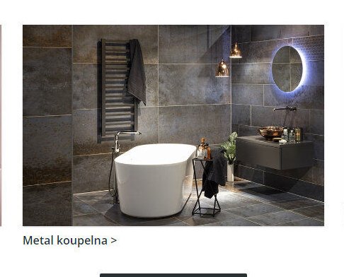 Metal koupelna