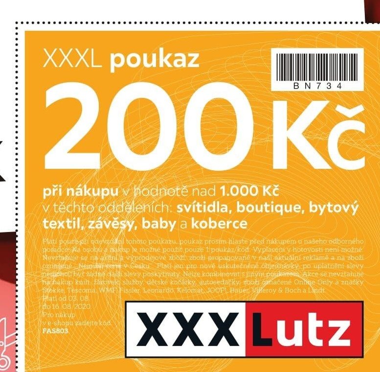XXXL poukaz