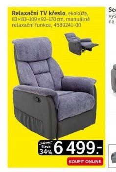 Relaxační TV křeslo
