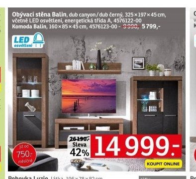 Obývací stěna Balin