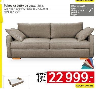 Pohovka Letty de Luxe