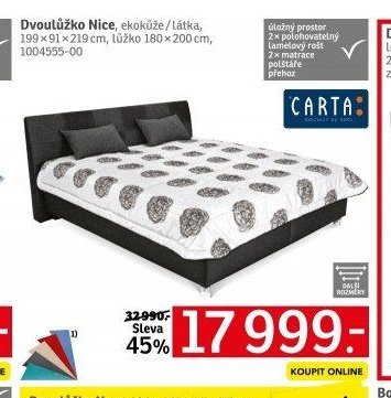 Dvoulůžko Nice