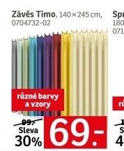 Závěs Timo